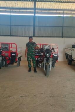 KDMP Desa Padang Loang Alau Terima Kendaraan Operasional dari PT Agrinas, Diterima Babinsa Sertu Syampraja